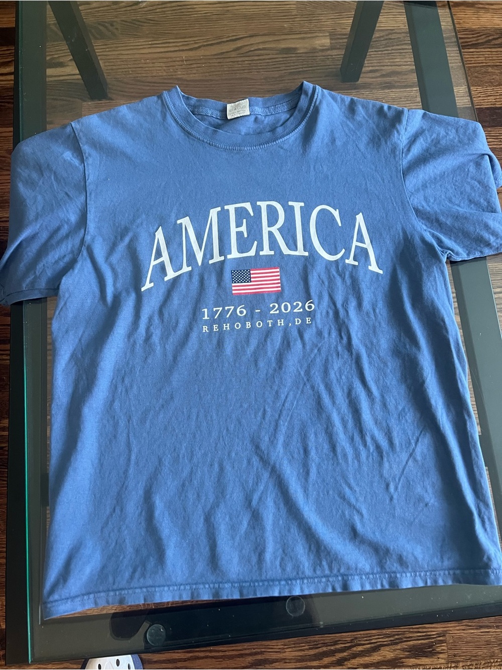 Blue 84 Blue 'AMERICA' Graphic Short Sleeve Tee